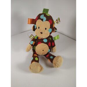 Mary Meyer Taggies Dazzle Dots Monkey Plush 11” Stuffed Animal